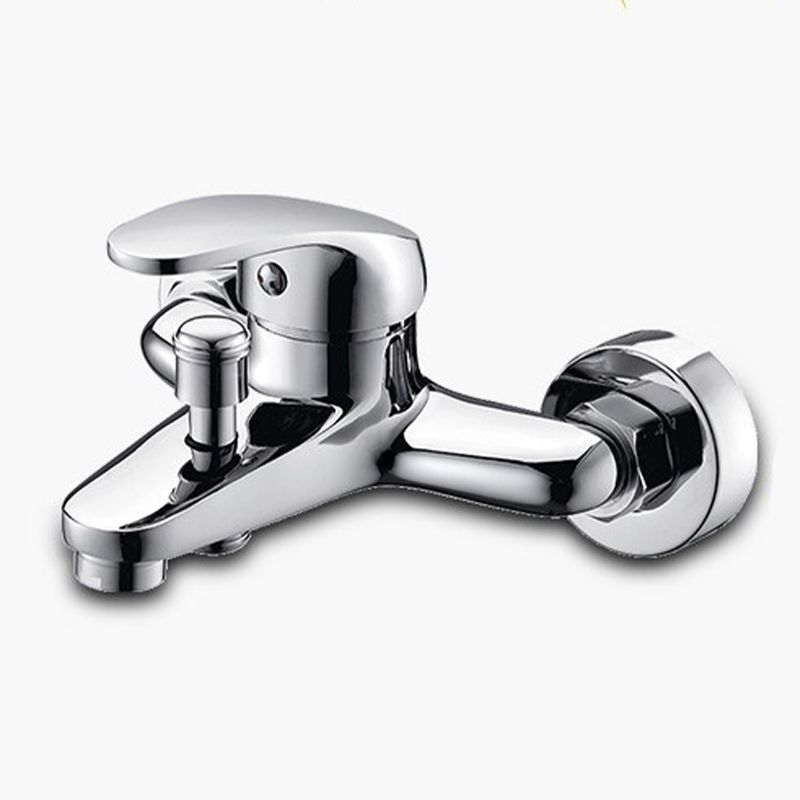 Avtoit | Modern Silver Bathtub Spout Single-Hole and Two-Hole Installation Faucet