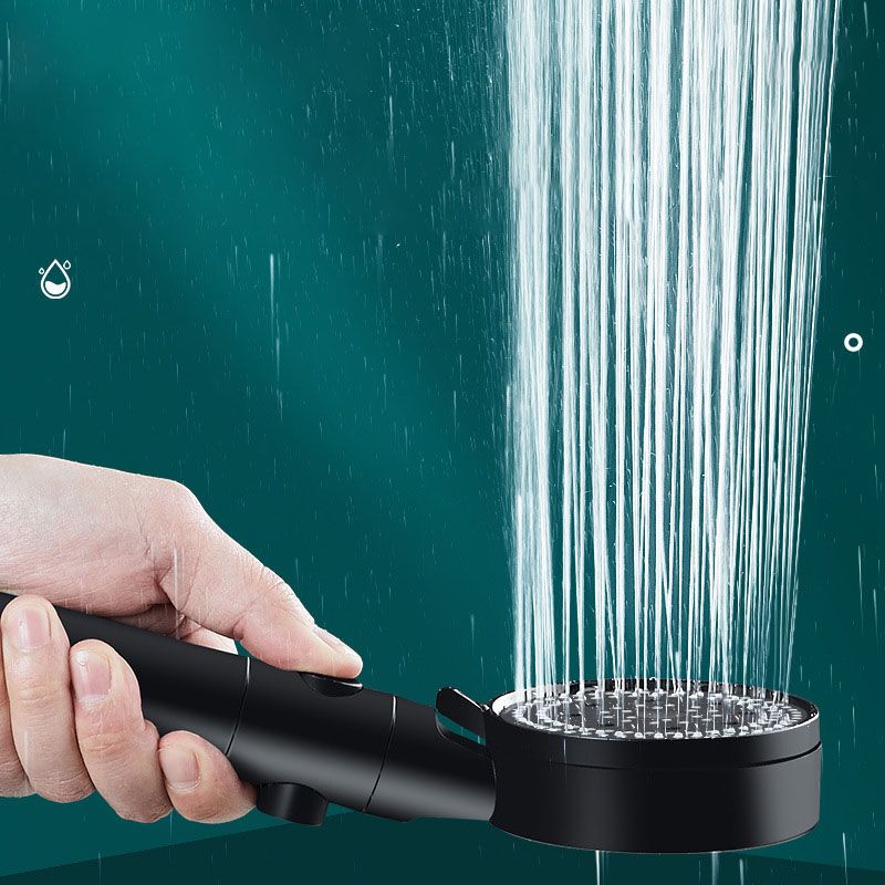 Avtoit | Metal Black Shower Head Self-Cleaning Standard Round Hand Shower