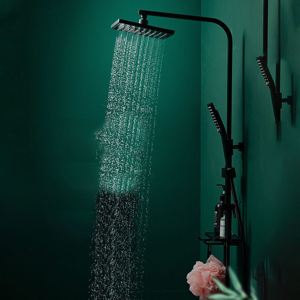 Avtoit | Adjustable Spray Sample Shower Combination Metal Shower Fitting Arm Shower Head with Slip Bar