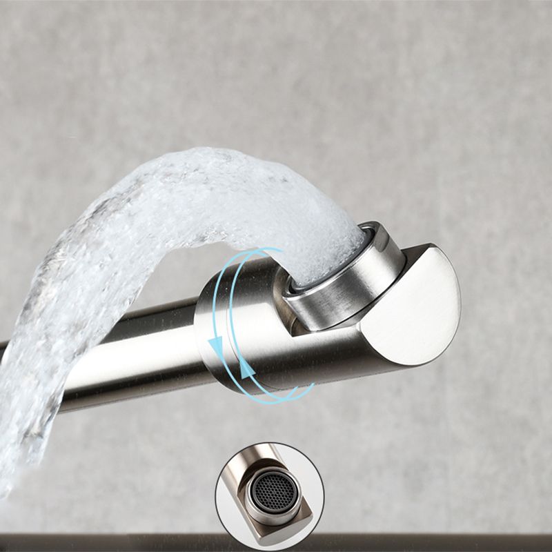 Avtoit | Modern Pull-down Faucet Single Handle Wall Mounted Pot Filler Low Profile 1-Hole Filler