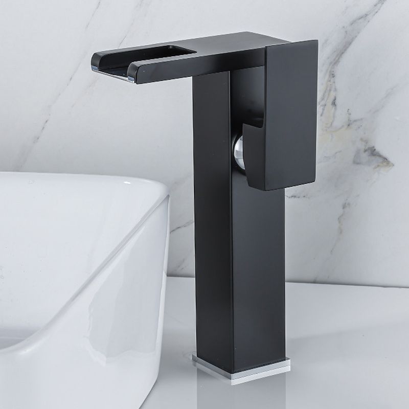 Avtoit | Contemporary Sink Faucet Solid Color Low Arc Bathroom Sink Faucet