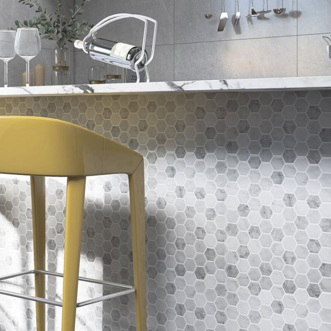 Avtoit | Square Peel and Stick Back Wall Modern Plastic Peel and Stick Back Wall