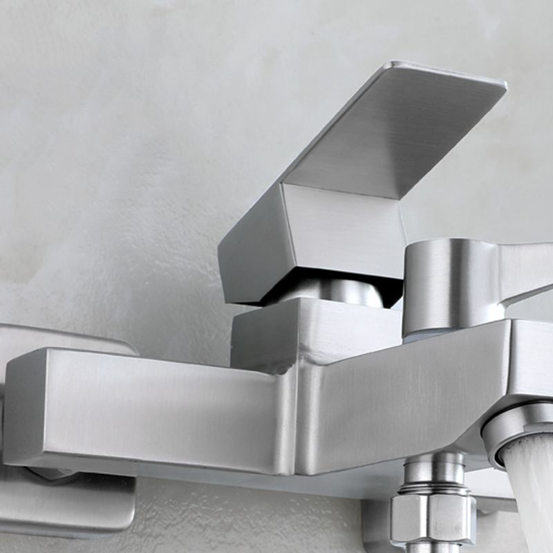 Avtoit | Modern Bathtub Faucet Mounting Kit 304 Stainless Steel Wall Mount Bathroom Faucet