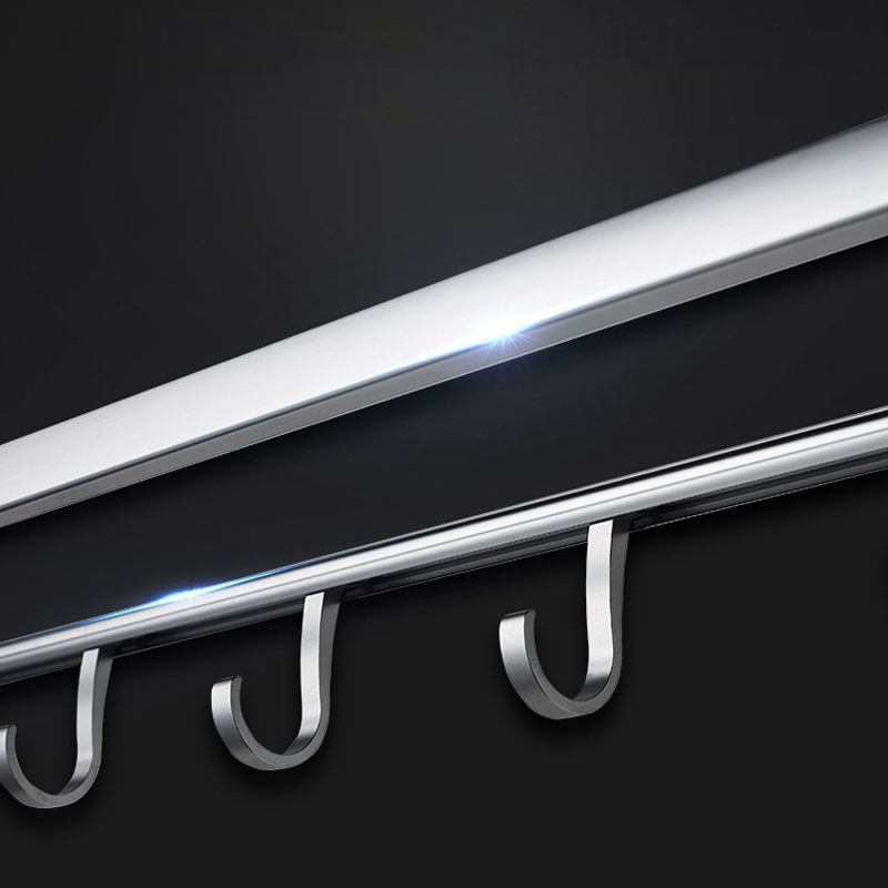 Avtoit | Contemporary bathroom accessory set made of aluminum with towel holder/bath shelf