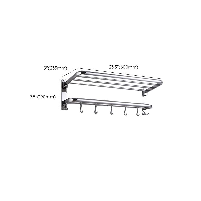 Avtoit | Modern Bathroom Set with Bathroom Shelf/Towel Bar Polished Chrome Bathroom Accessory Set