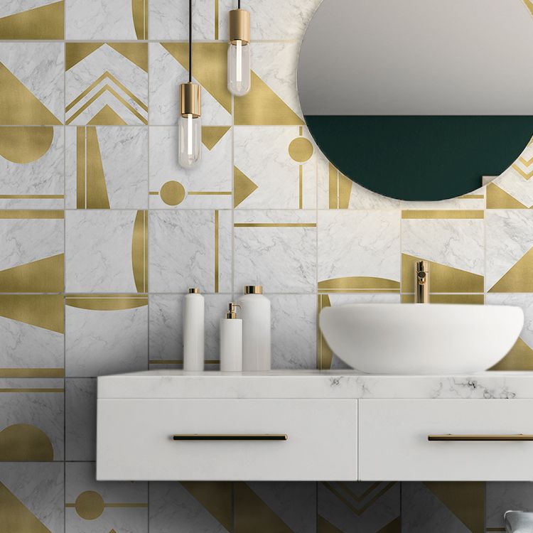 Avtoit | Contemporary Mosaic Tile Peel and Stick Tile Kitchen Backsplash Peel and Stick Wall Tile