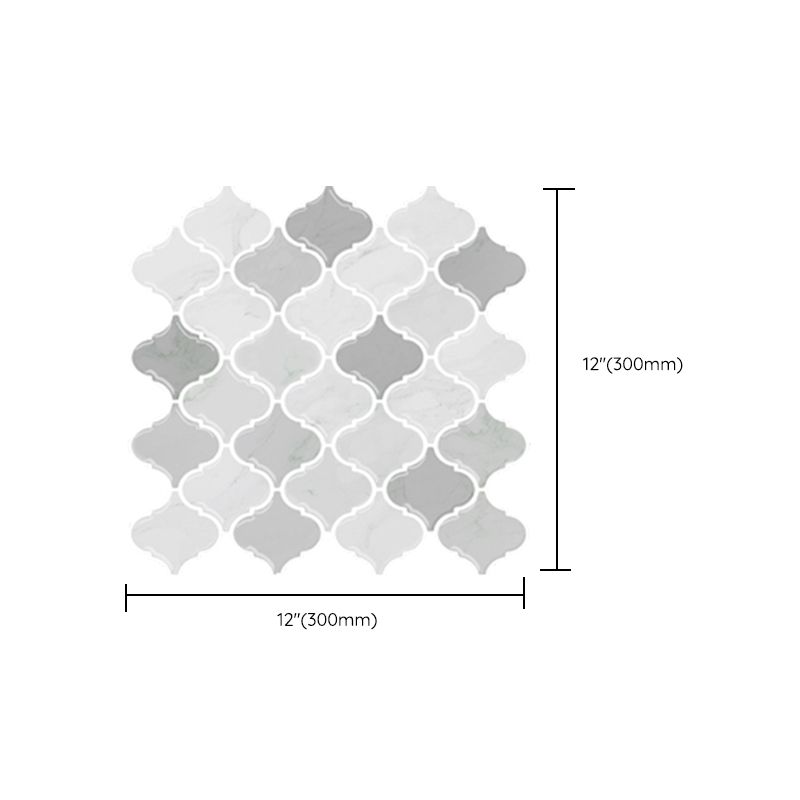 Avtoit | Peel & Stick Subway Tiles Plastic Stain Resistant Peel & Stick Subway Tiles 5-Pack