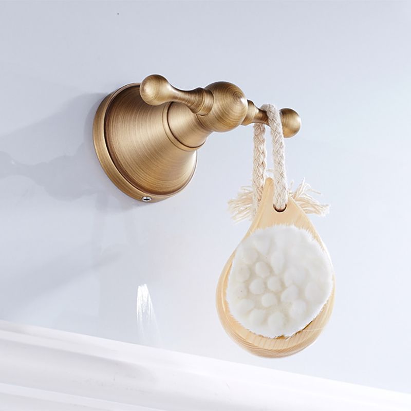 Avtoit | Metal Bathroom Set 4-Piece Traditional Style Gold Bathroom Hardware Set