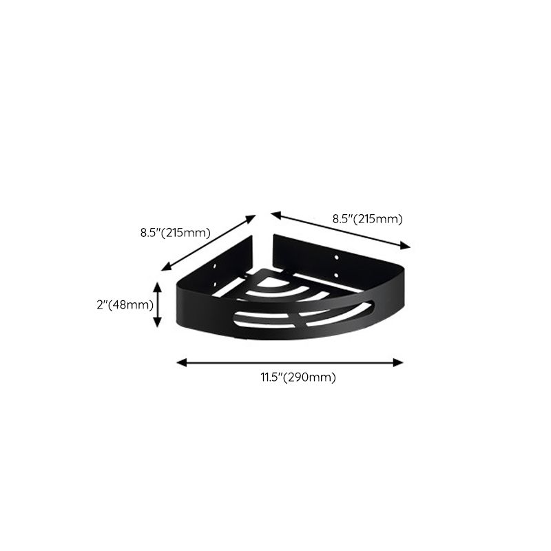 Avtoit | Modern Bathroom Accessory Set Bath Shelf Towel Holder Matte Black Bath Hardware Set