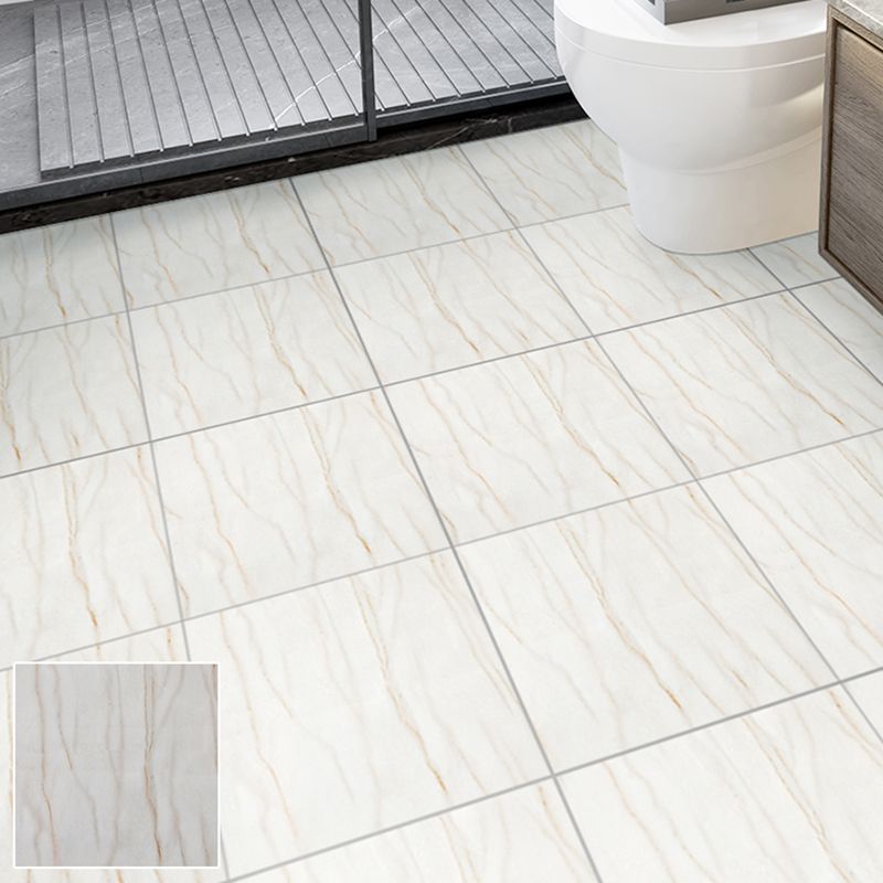 Avtoit | Square Bathroom PVC Flooring 12" x 12" x 0.07 mm Peel and Stick Vinyl Flooring