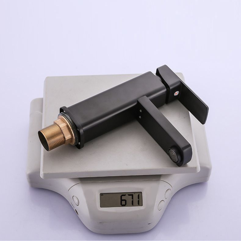 Avtoit | Industrial Bathroom Faucet Stainless Steel Lever Handles with Water Hose Sink Faucet