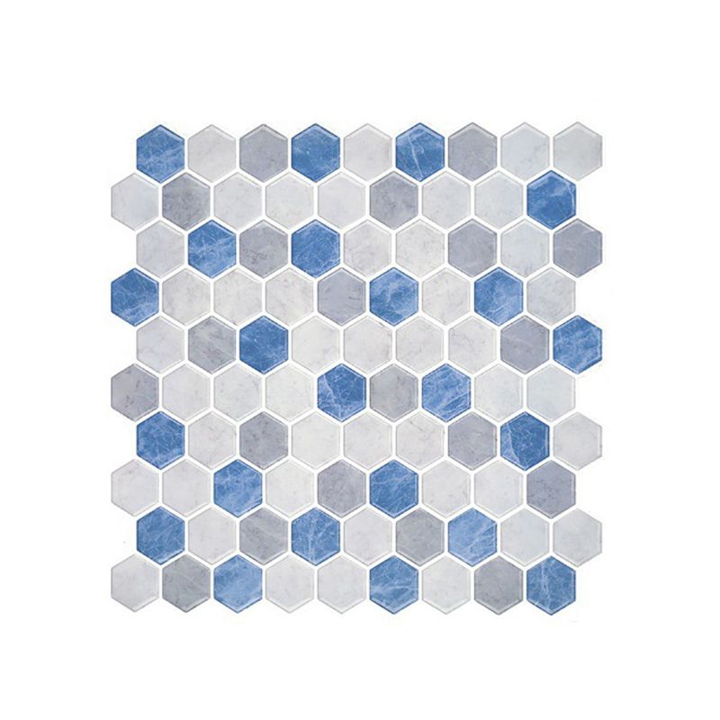 Avtoit | Polygon Metal Peel and Stick Back Wall Tile PVC Peel and Stick Tile for the Kitchen