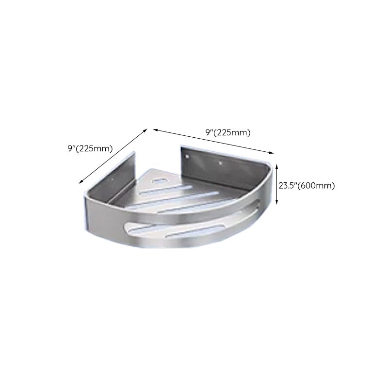 Avtoit | Contemporary bathroom accessory set made of aluminum with towel holder/bath shelf