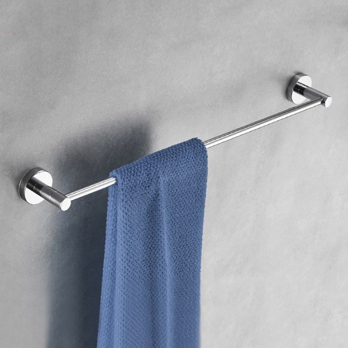 Avtoit | Polished Chrome Modern Bathroom Accessories Set with Towel Bar/Paper Holder
