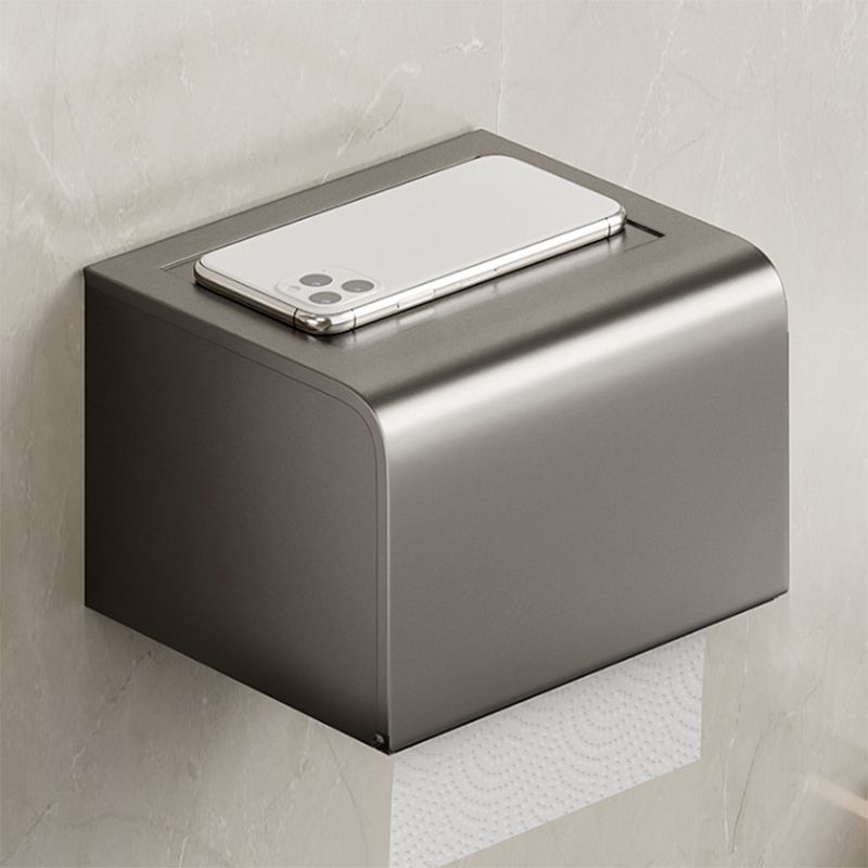 Avtoit | Contemporary bathroom accessory set made of matte stainless steel-aluminum with bathrobe hook/towel rail