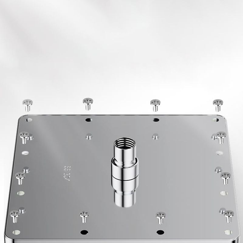 Avtoit | Modern Showerhead Combination Double Showerhead Polished Stainless Steel Wall Mounted Showerhead
