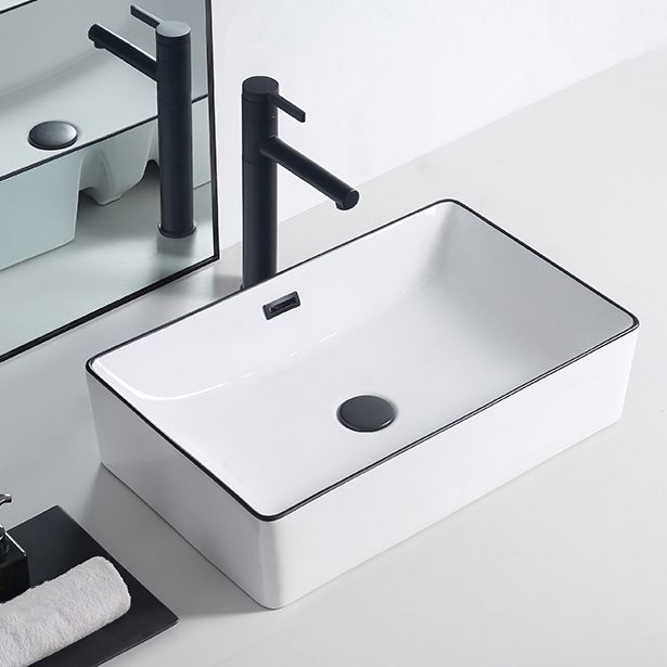 Avtoit | Modern porcelain floor washbasin Rectangular washbasin for the bathroom