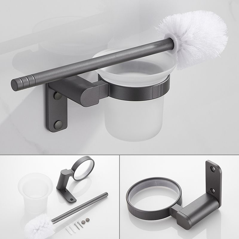 Avtoit | Gray Bathroom Accessory Set Modern Bathroom Accessories Hardware Set