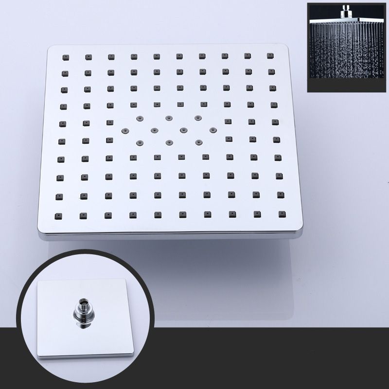 Avtoit | Contemporary Style Shower Head Plastic Fixed Shower Head in Round and Square Shape