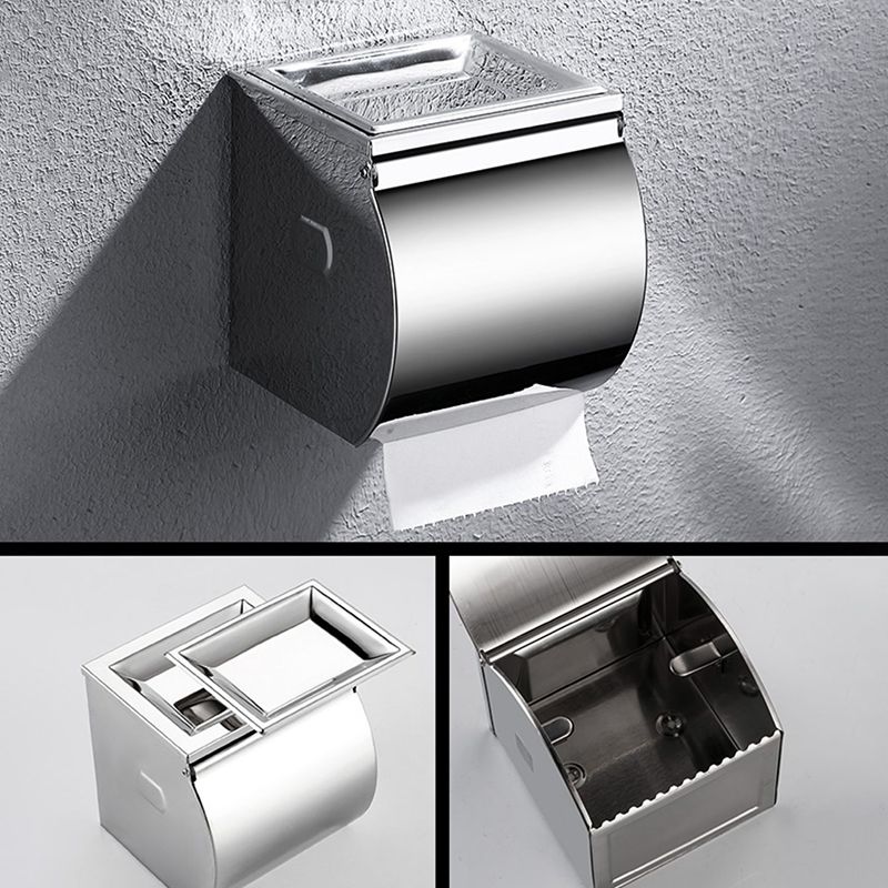 Avtoit | Modern Stainless Steel Bathroom Shelf Paper Holder Bathroom Accessory Set
