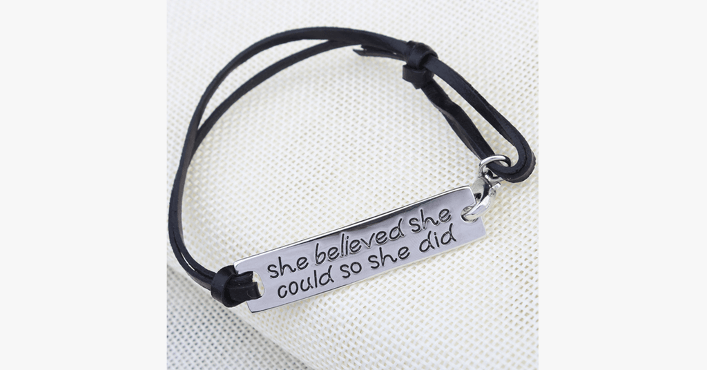 Avtoit | She believed she could, so she did Bracelet