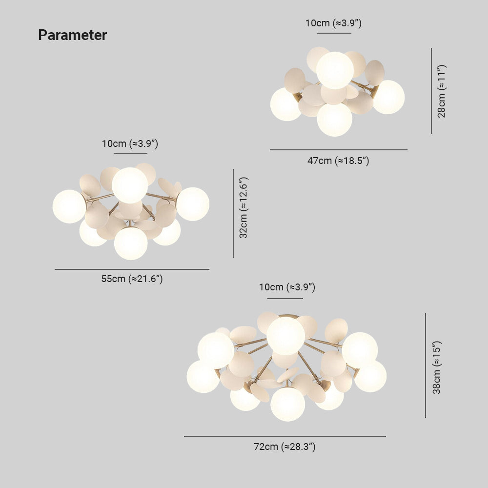Avtoit | Flower Branch Chandelier Living Room