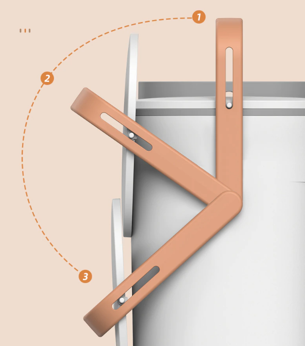 Avtoit | Wall-Mounted Modern Large Kitchen Trash Can