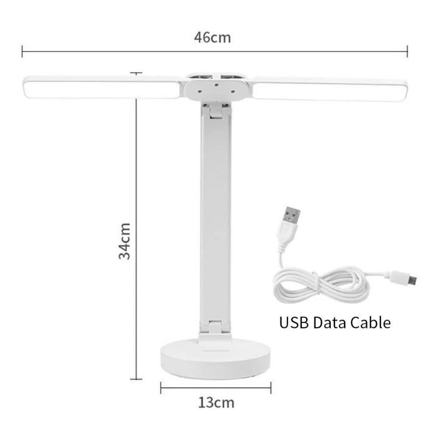Avtoit | Adjustable Reading Lamp - Rechargeable Dimmable with Phone Table