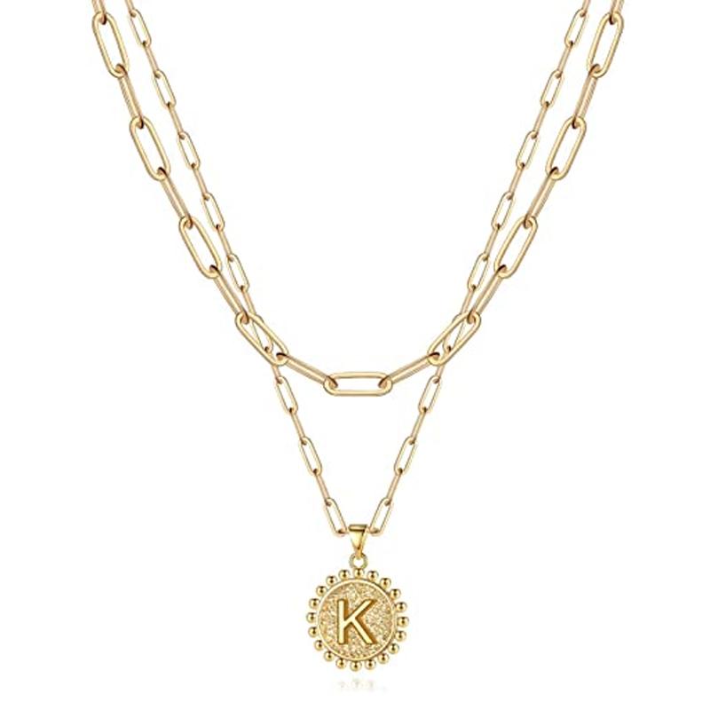 Avtoit | Golden Initial Necklaces for Women