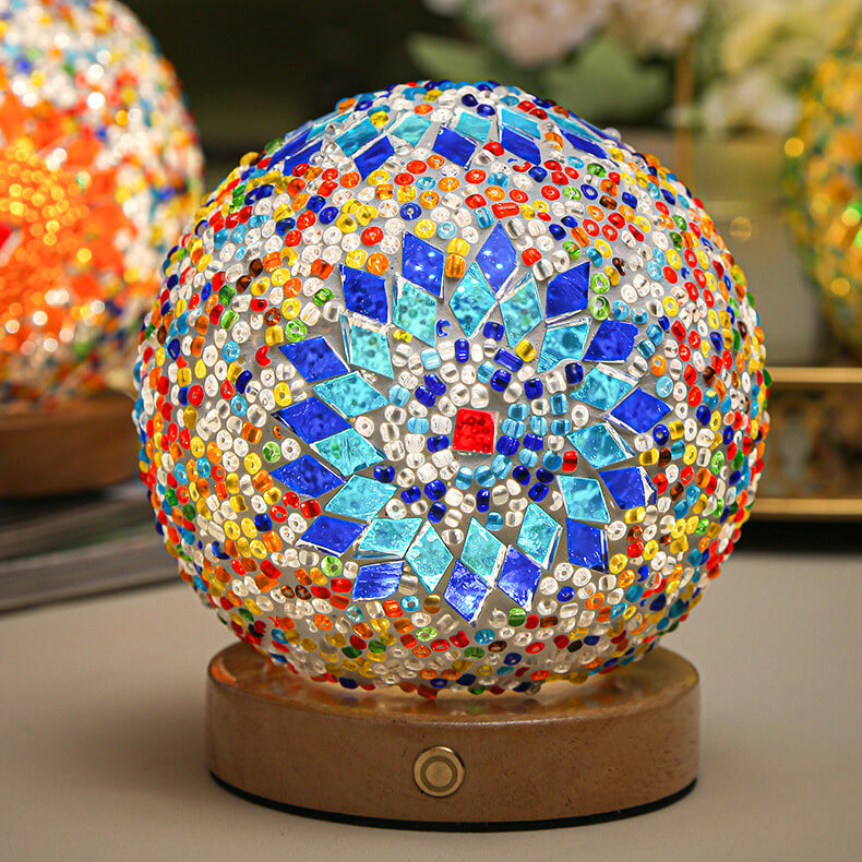 Avtoit | BohoGlow – Modern Bohemian Table Lamp with USB Charging