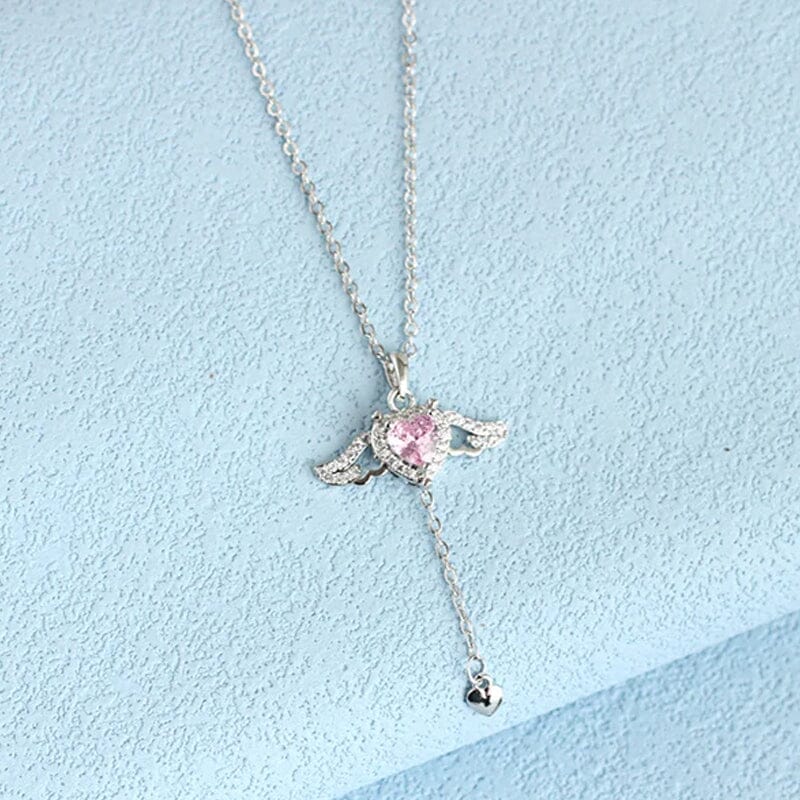 Avtoit | Pink Angel Wings Necklace