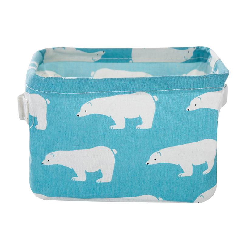 Avtoit | Foldable Cotton Fabric Storage Basket