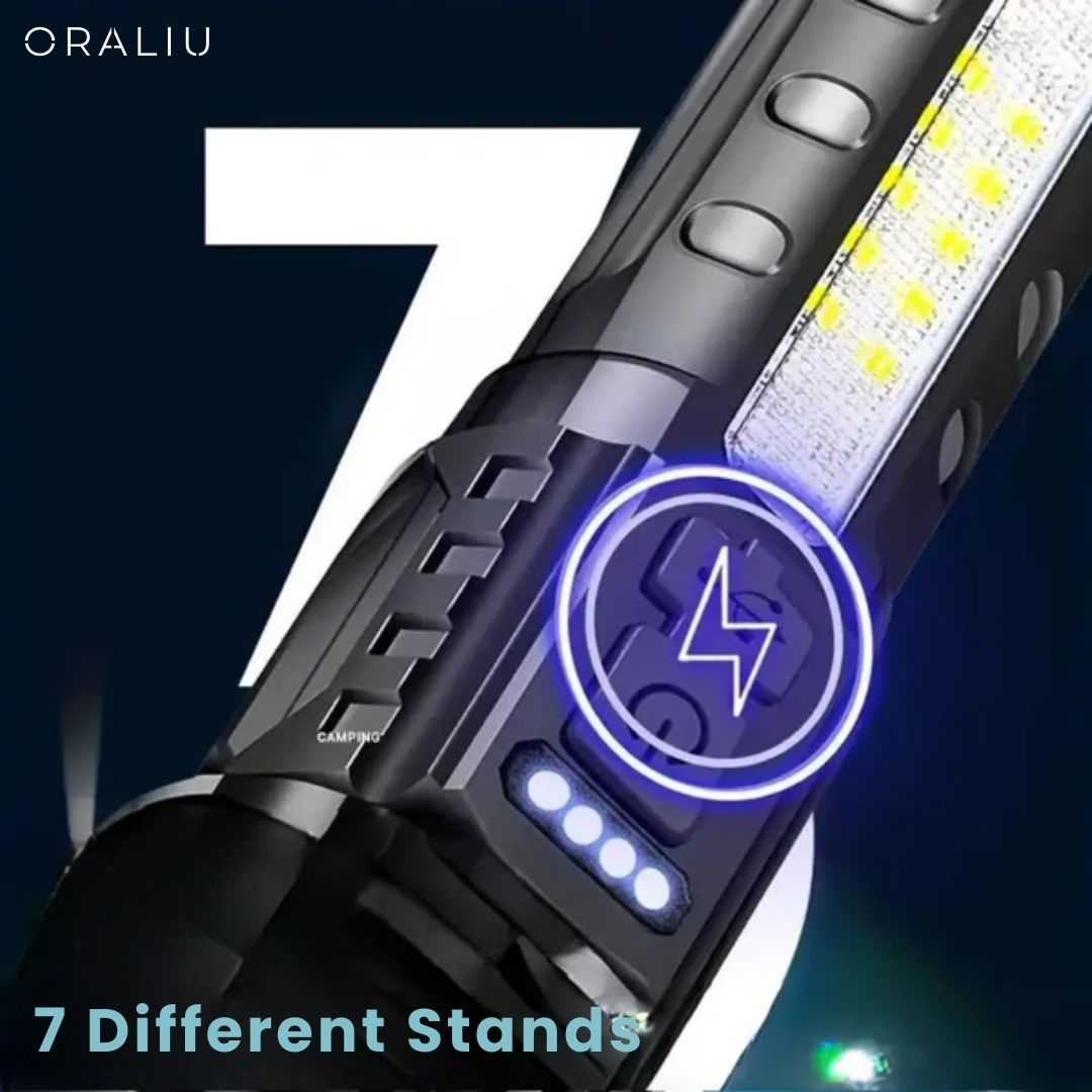 Avtoit | Zoomable LED Flashlight – 3KM Range, Ultra Bright & Durable