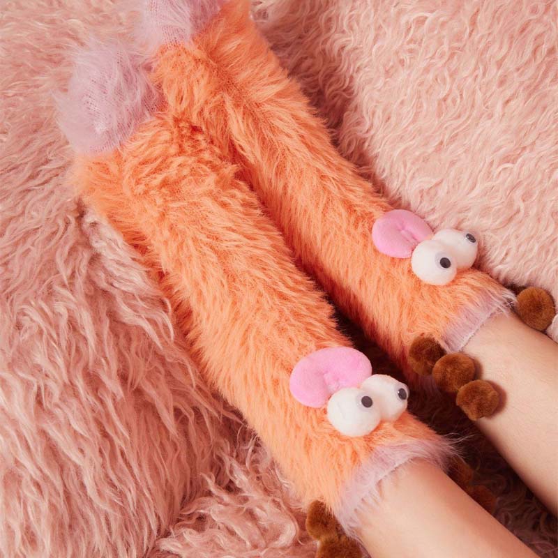 Avtoit | Coral velour three-dimensional original socks