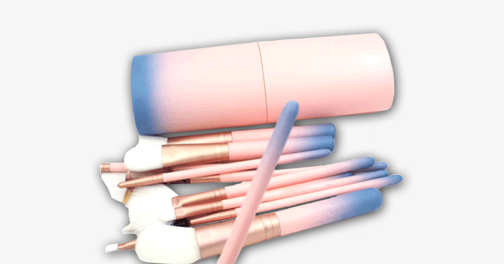 Avtoit | 12-piece Pink Ombre Brush Set – Apply makeup like a pro!