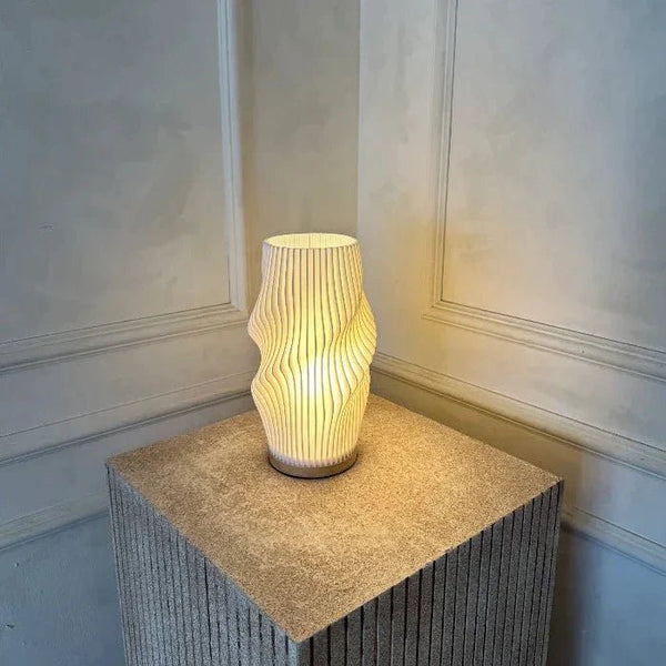 Avtoit | Wavecrest Table Lamp – Soft Glow Designer Lamp with Dimmable Warm & Natural White Light