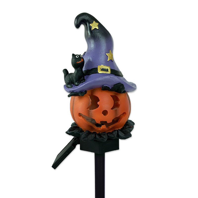 Avtoit | Halloween Solar Lights – Decorative LED Garden Lights with Pumpkin and Witch Designs