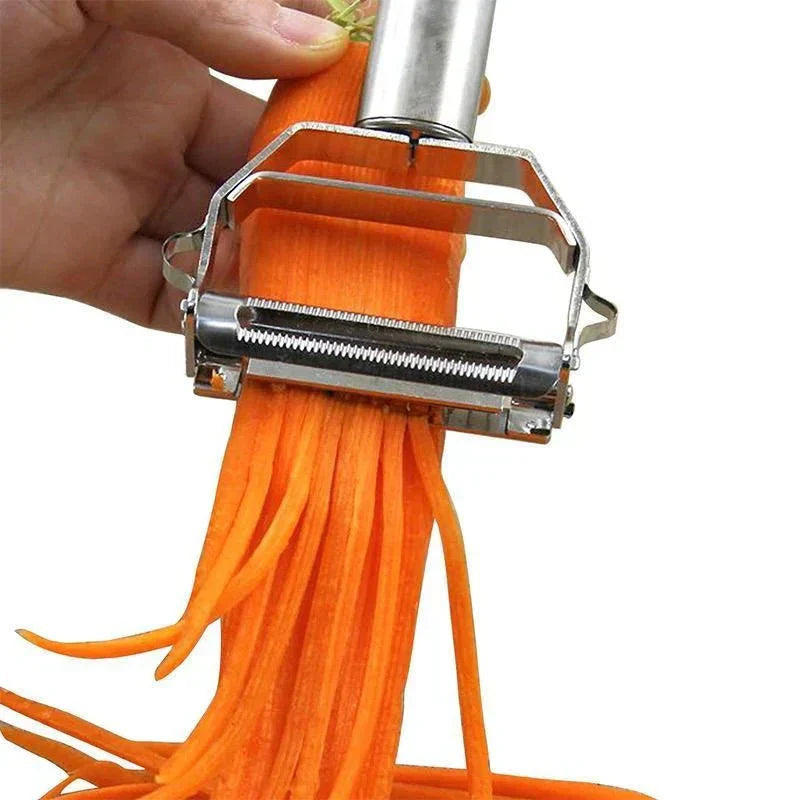 Avtoit | Ultra-sharp stainless steel multifunctional vegetable slicer & julienne cutter potato carrot grater