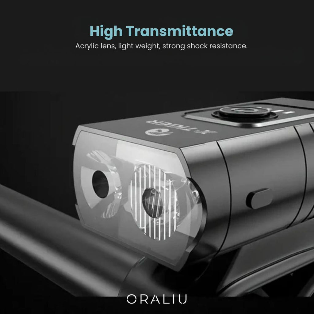 Avtoit | USB Rechargeable LED Bike Lights – 1000 Lumen Front & 500 Lumen Rear, Waterproof