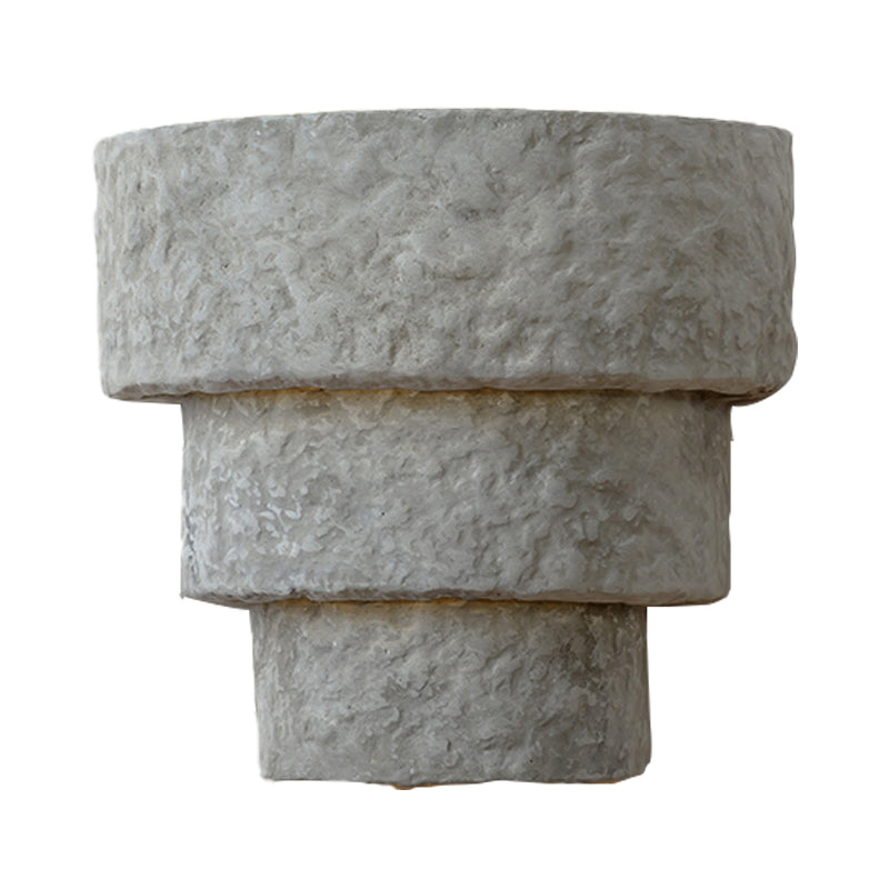 Avtoit | Cement Bowl/Cylinder Shade Wall Lighting Modern Style 1 Light Bathroom Wall Light Fixture in Gray