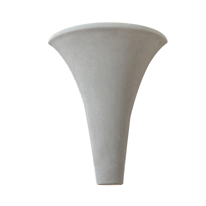 Avtoit | Cement Bowl/Cylinder Shade Wall Lighting Modern Style 1 Light Bathroom Wall Light Fixture in Gray