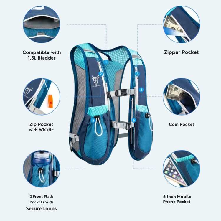 Avtoit | Hydration Running Vest for Trail Running - Lightweight, Adjustable, and Comfortable Backpack for Outdoor Sports and Long Distance Races