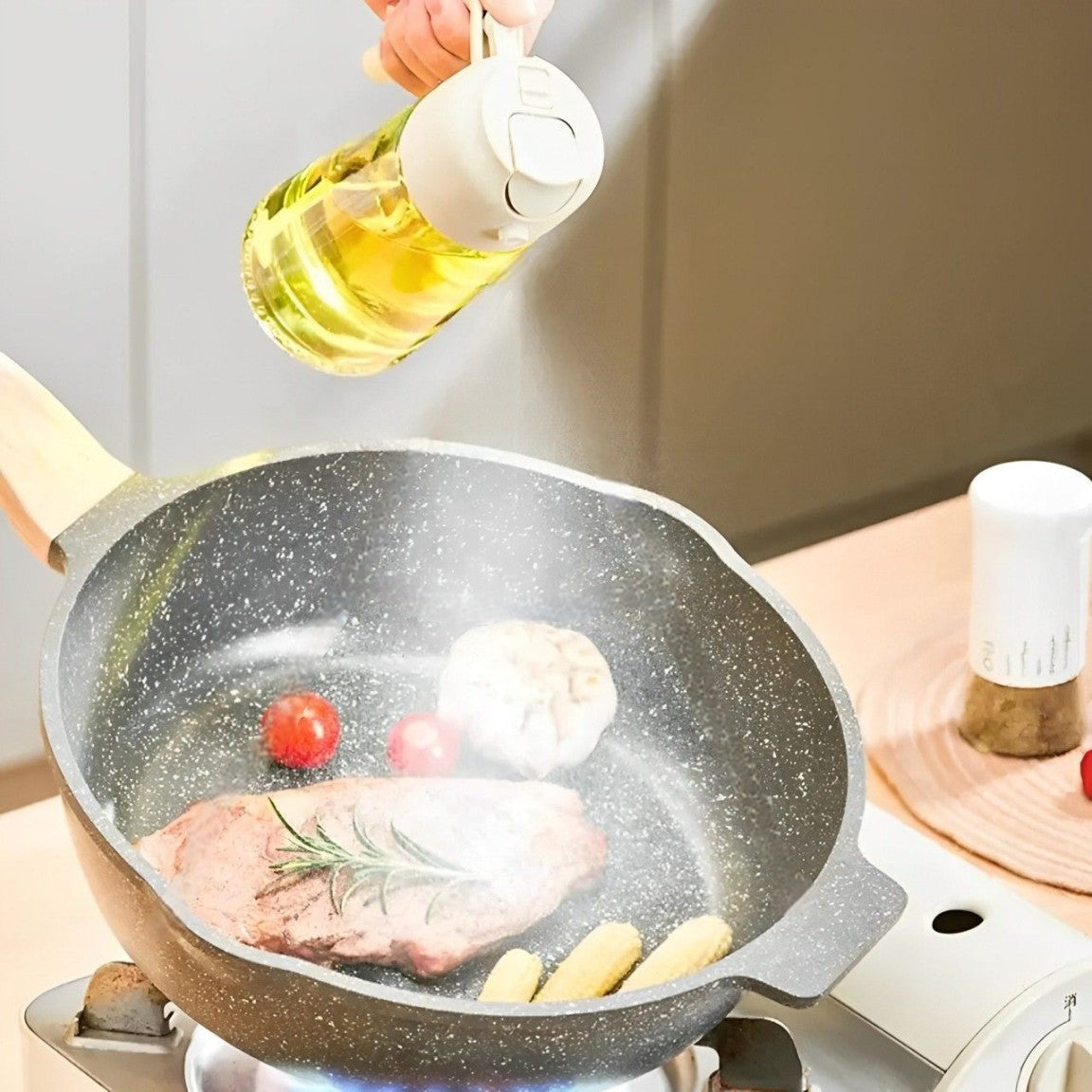 Avtoit | 2-in-1 Olive Oil Dispenser & Sprayer – Perfect for Cooking, Salads, and BBQ