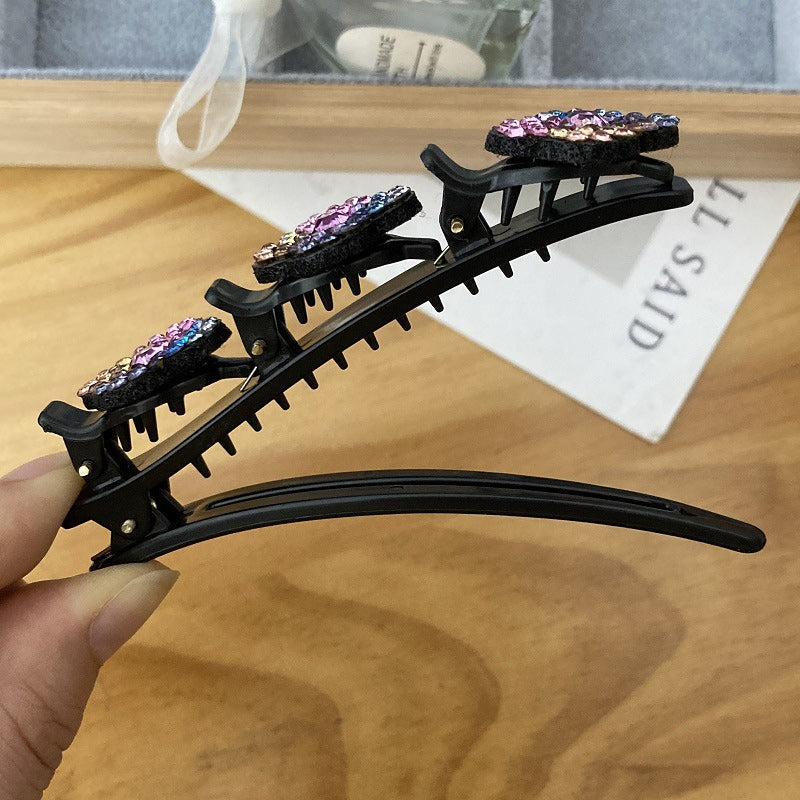 Avtoit | Three Flowers Side Hair Clip