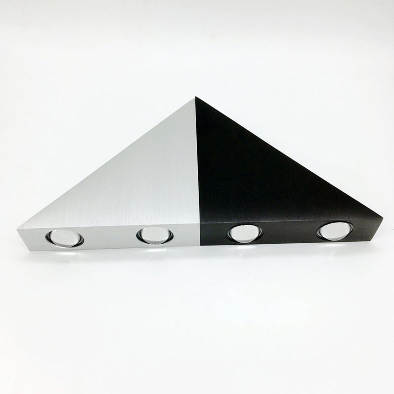 Avtoit | TriLumina Prism LED Wall Light | Creative Pyramid Design | Aluminum & Acrylic | Colored Light Options