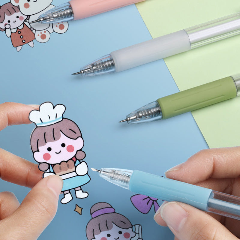 Avtoit | Morandi Cartoon Pattern Student Universal Knife Pen