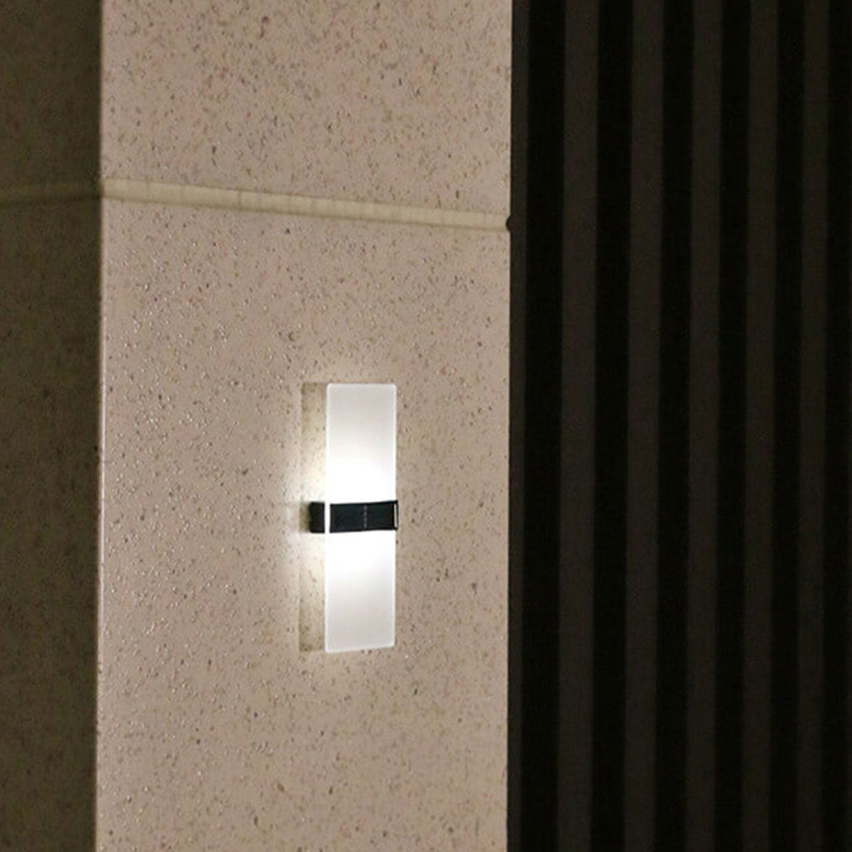 Avtoit | LumaZen Solar LED Wall Lamp | Weatherproof | Solar Powered Outdoor Lighting | Garden & Patio Decor