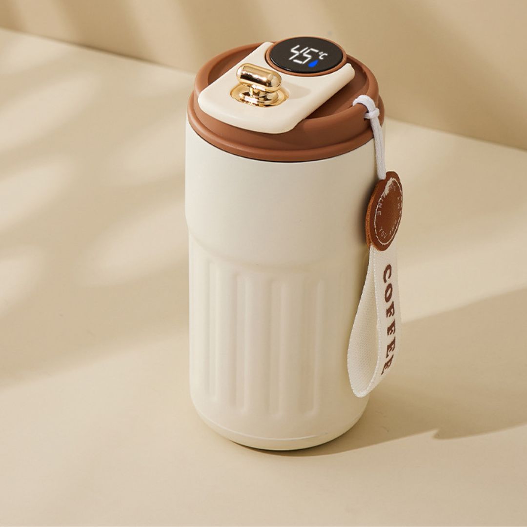Avtoit | Stainless Steel Coffee Mug with LED Temperature Display 450 ML