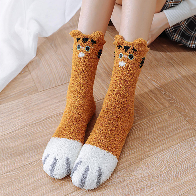 Avtoit | Fuzzy Socks with Cat Paws