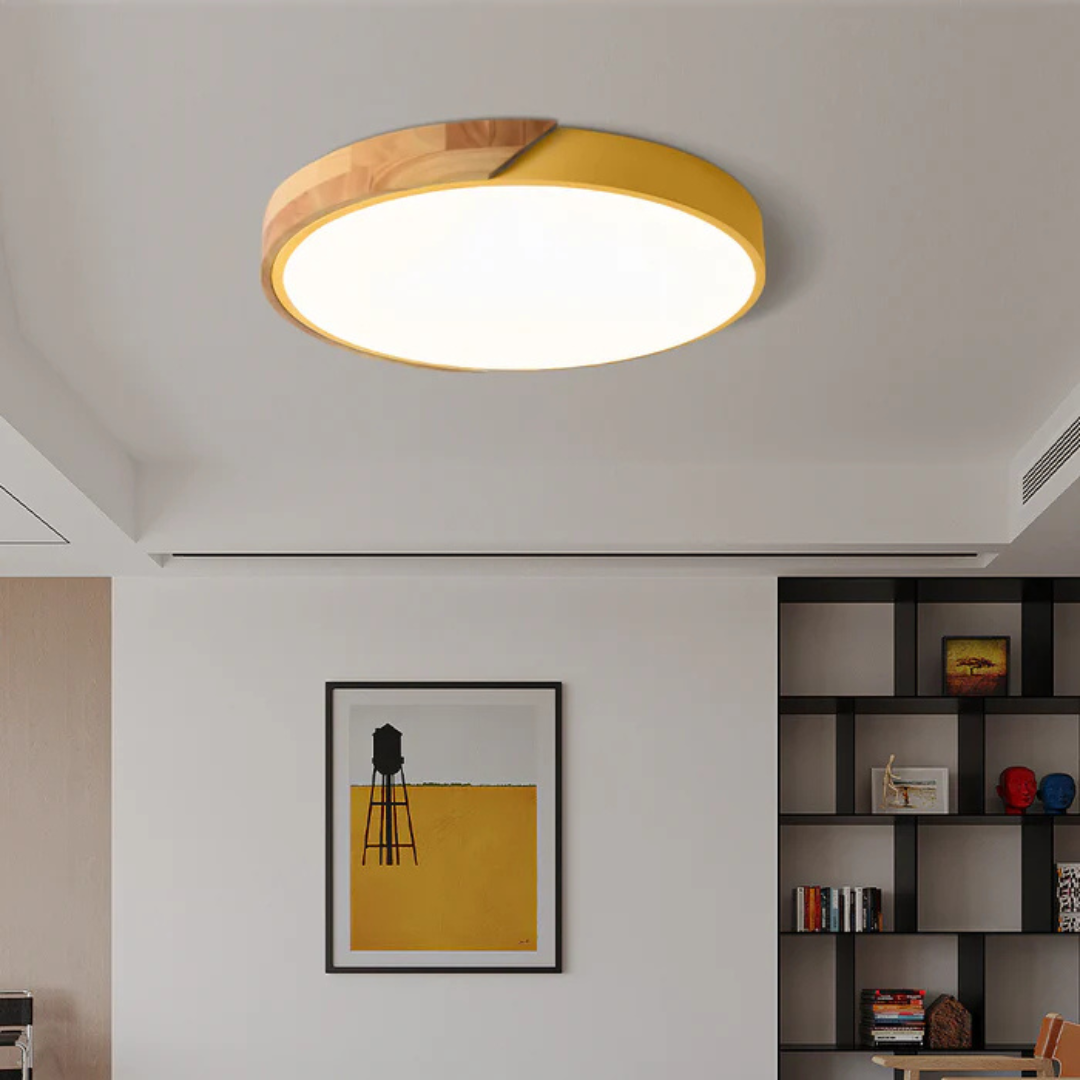 Avtoit | Delos – Scandinavian Wooden LED Ceiling Light | Modern Energy-Efficient Interior Lighting